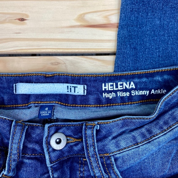 It Helena High Rise Skinny Ankle Jeans 